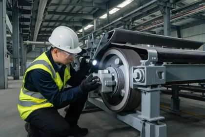 Conveyor bearing maintenance